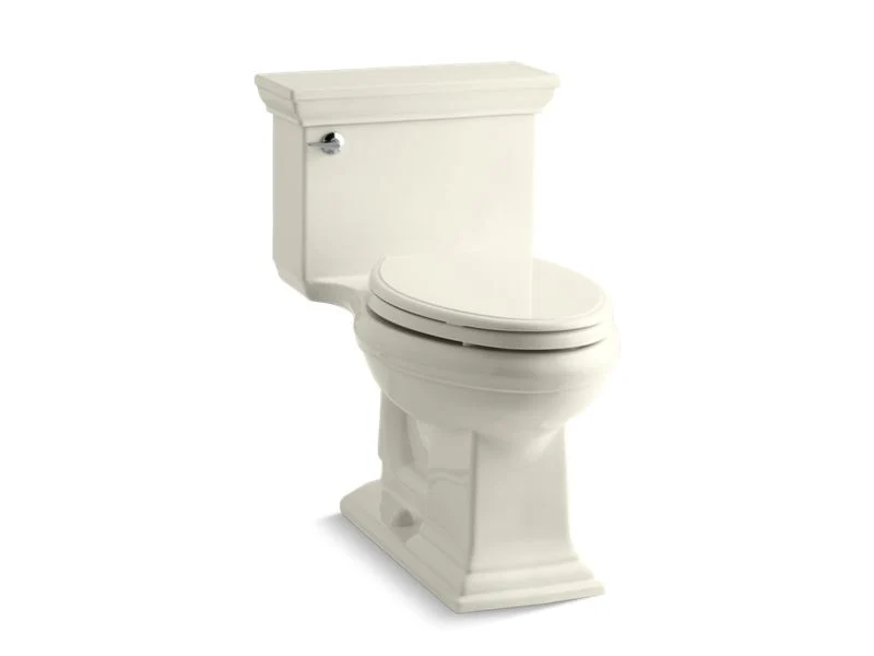 KOHLER K-3813 Memoirs Stately ComForteeight One-piece compact elongated 1.28 gpf chair height toilet with Quiet-Close seat - Image 5