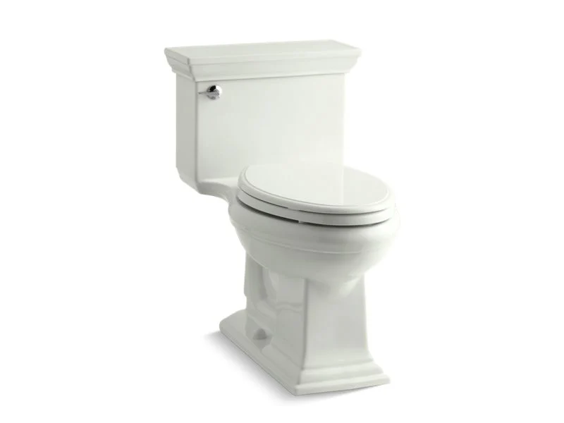 KOHLER K-3813 Memoirs Stately ComForteeight One-piece compact elongated 1.28 gpf chair height toilet with Quiet-Close seat - Image 6