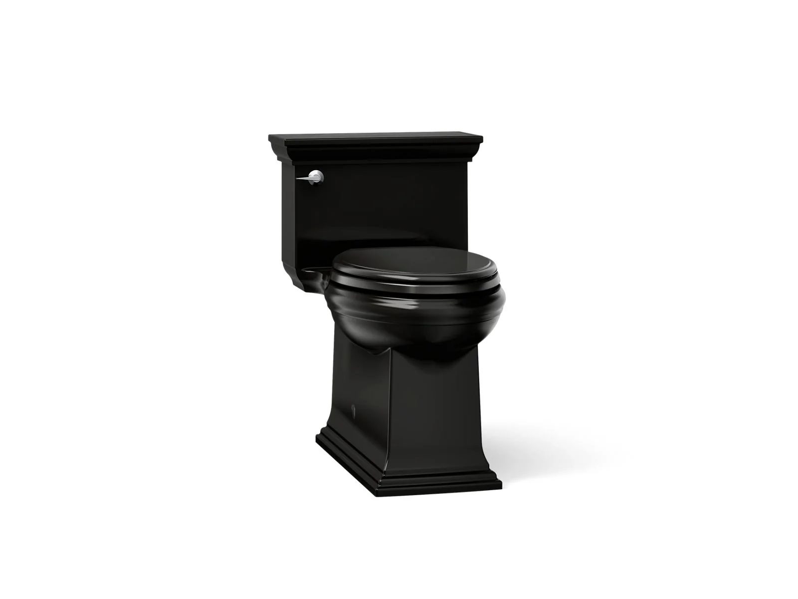 KOHLER K-6428 Memoirs Stately One-piece compact elongated toilet with skirted trapway, 1.28 gpf - Image 12