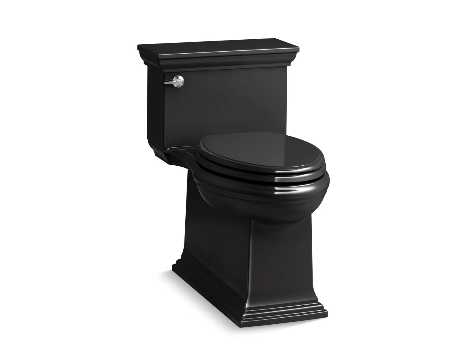 KOHLER K-6428 Memoirs Stately One-piece compact elongated toilet with skirted trapway, 1.28 gpf - Image 3