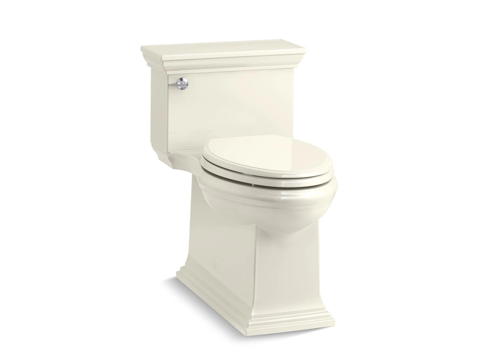 KOHLER K-6428 Memoirs Stately One-piece compact elongated toilet with skirted trapway, 1.28 gpf - Image 5