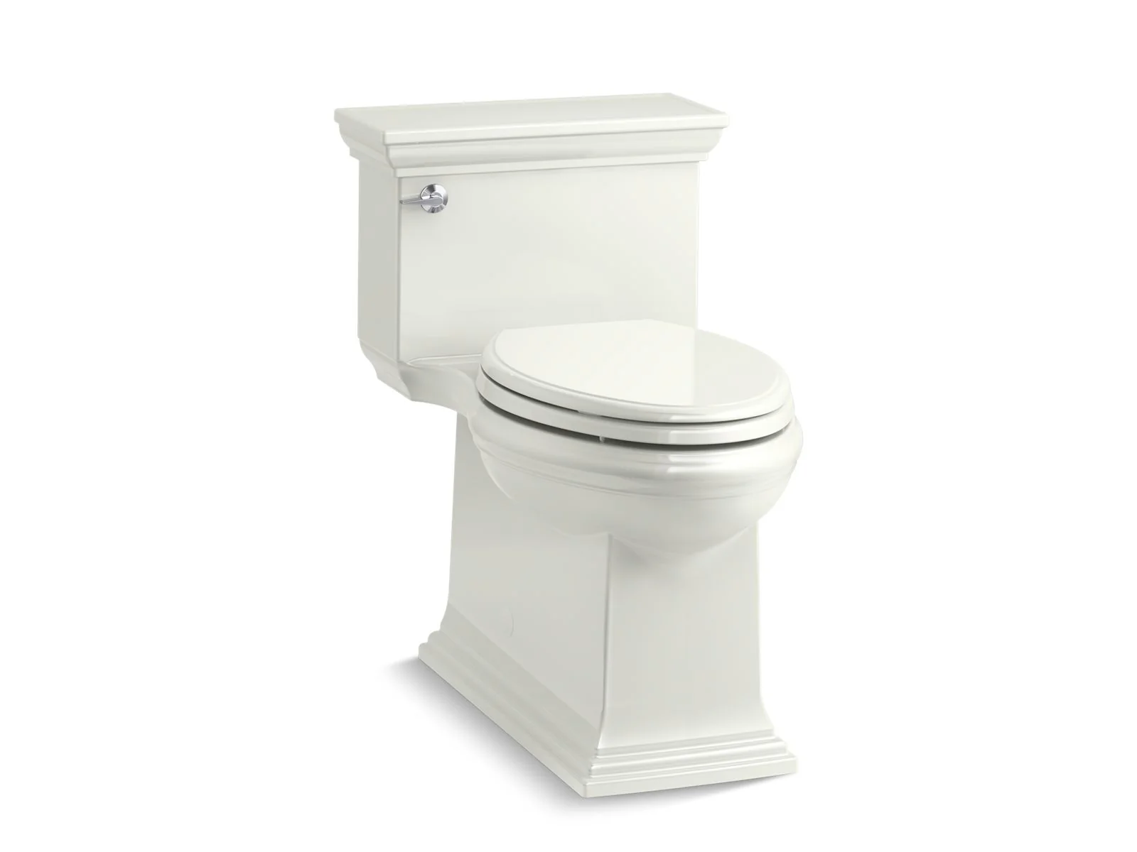KOHLER K-6428 Memoirs Stately One-piece compact elongated toilet with skirted trapway, 1.28 gpf - Image 6