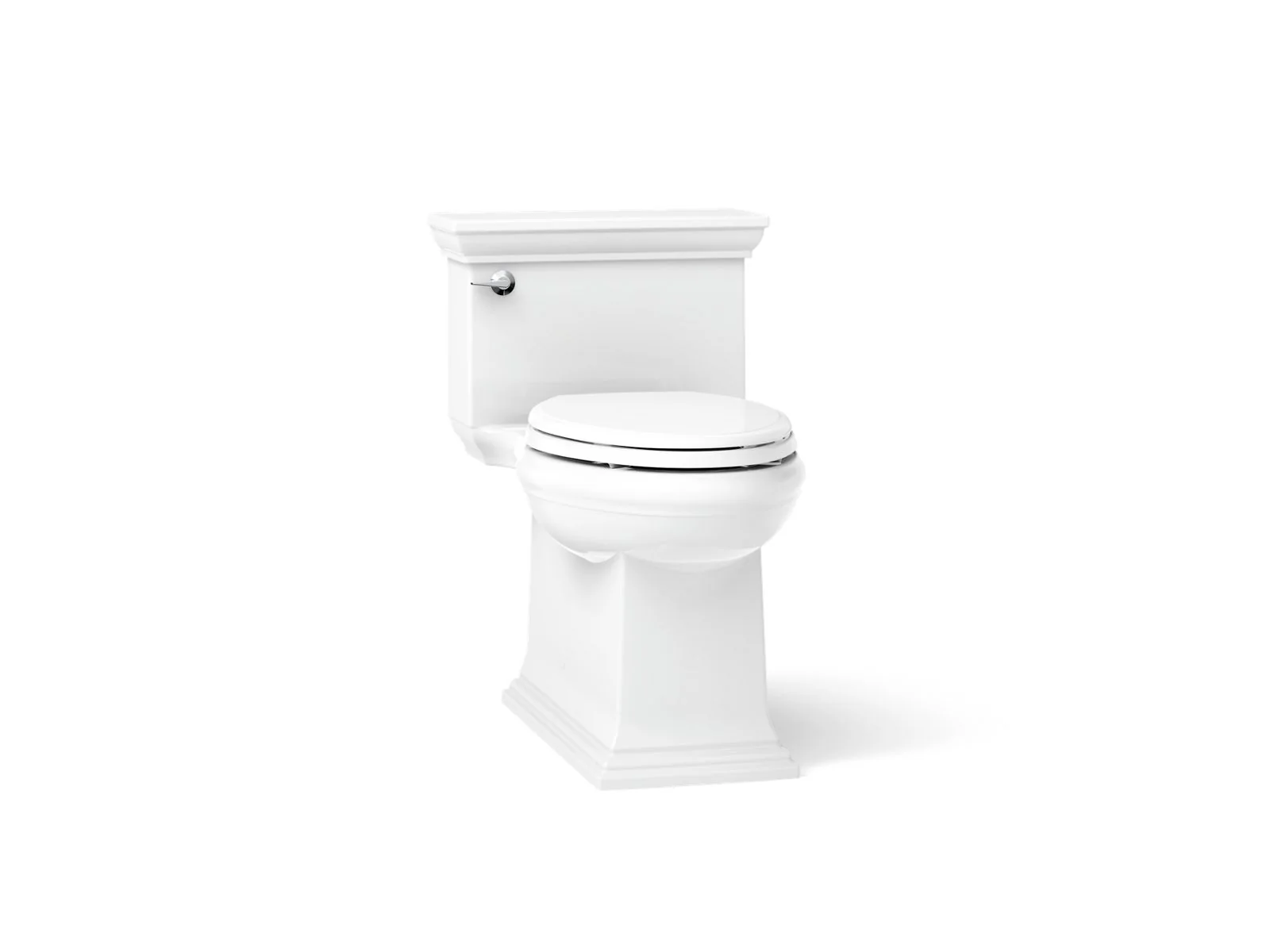 KOHLER K-6428 Memoirs Stately One-piece compact elongated toilet with skirted trapway, 1.28 gpf - Image 7