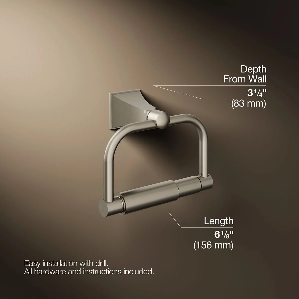 KOHLER K-490 Memoirs Toilet paper holder - Image 18