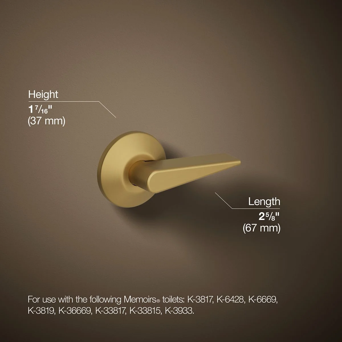 KOHLER K-9167-R Memoirs Trip lever - Image 11