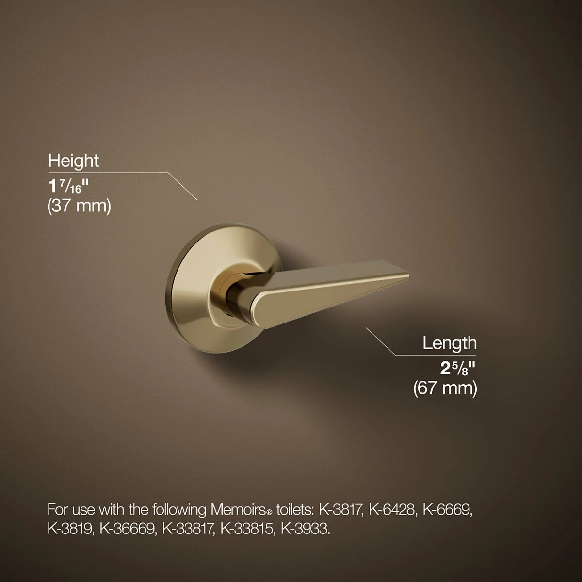 KOHLER K-9167-R Memoirs Trip lever - Image 16