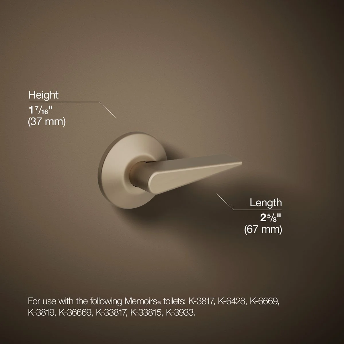 KOHLER K-9167-R Memoirs Trip lever - Image 26
