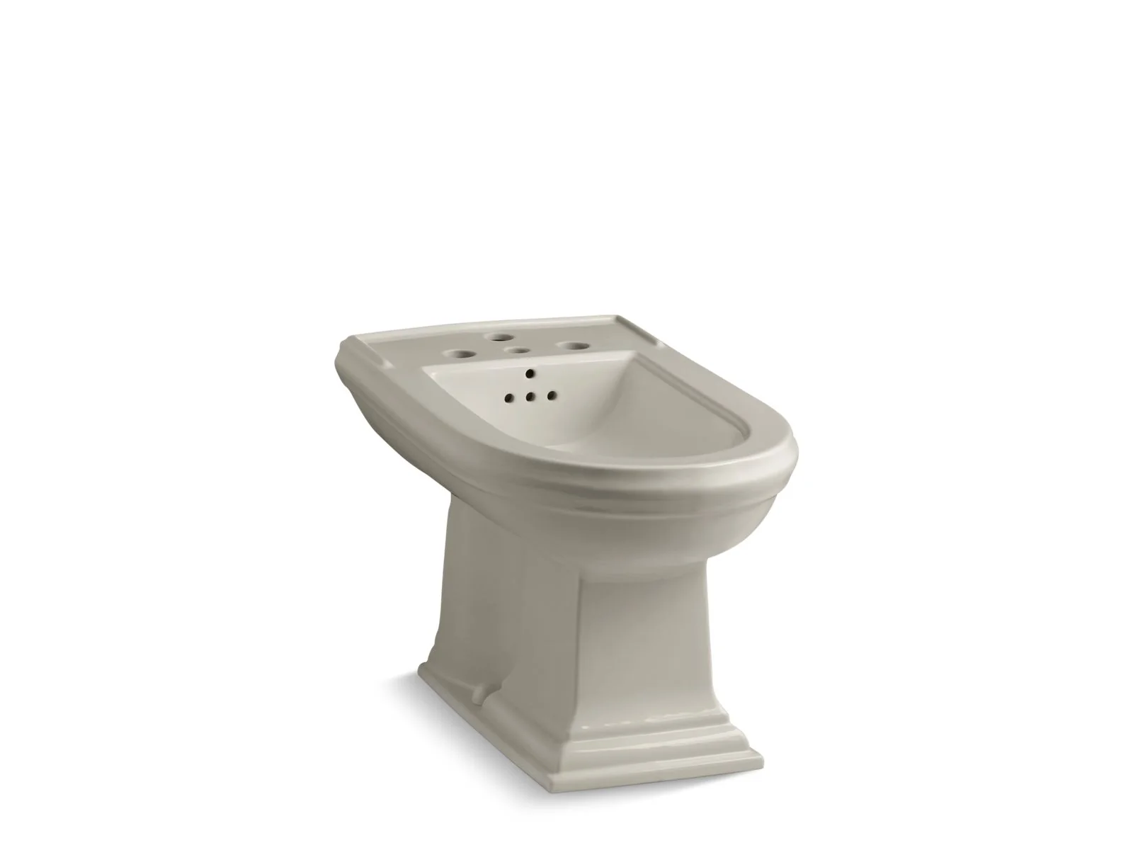 KOHLER K-4886 Memoirs Vertical spray bidet with 4 faucet holes - Image 2