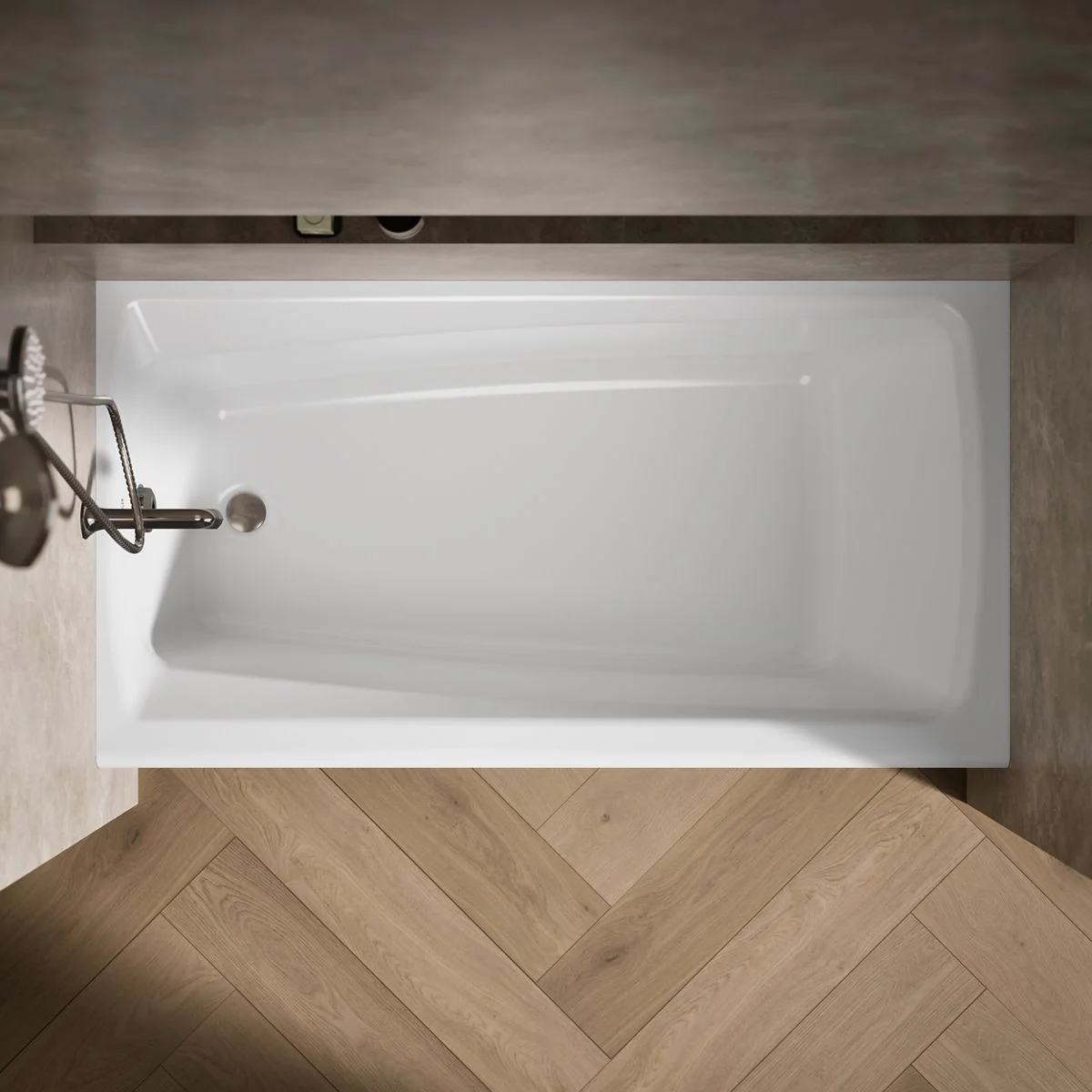 KOHLER K-505 Mendota 60" x 32" alcove bath, left drain - Image 7
