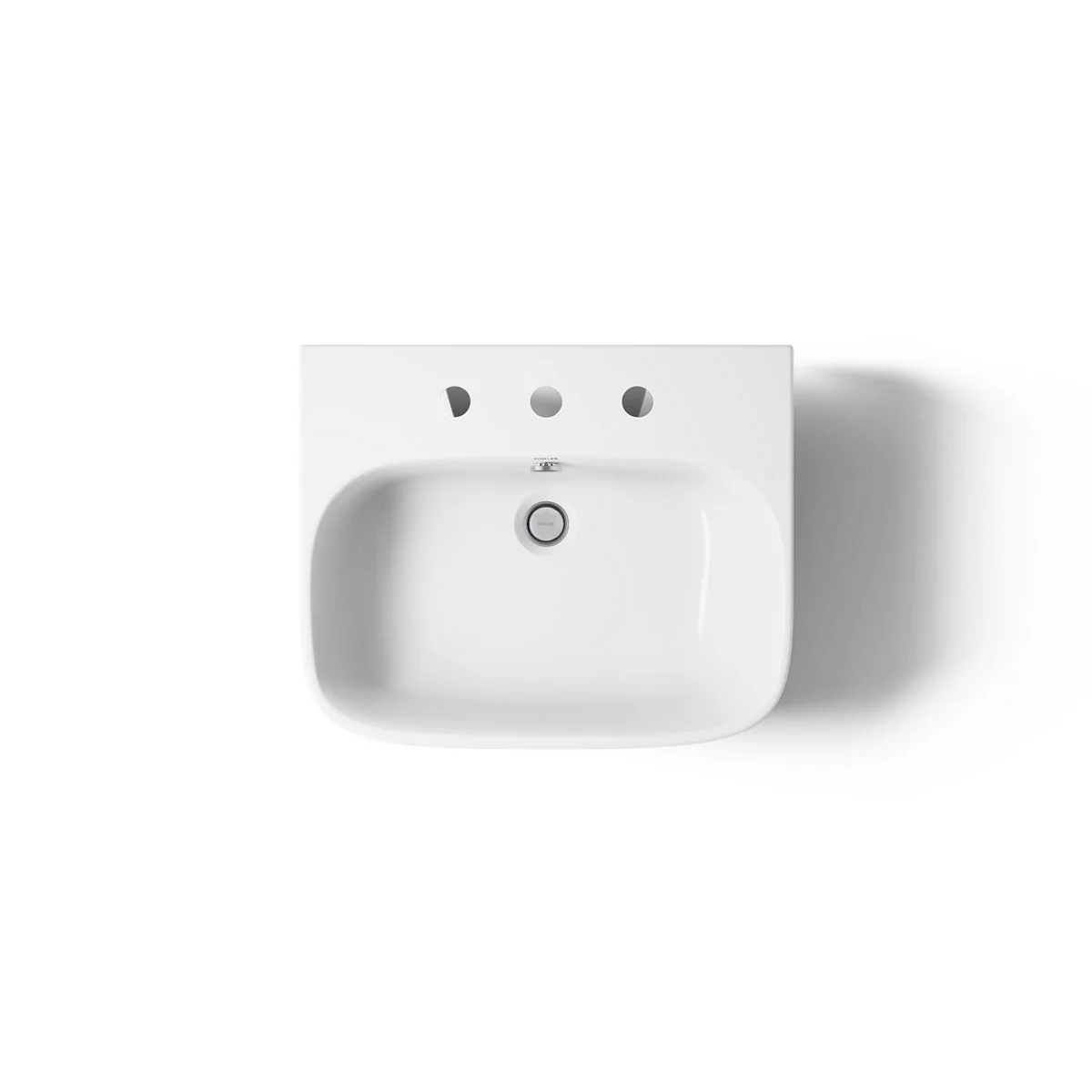KOHLER K-77768-8 ModernLife 21-3/4" rectangular wall-mount bathroom sink - Image 5