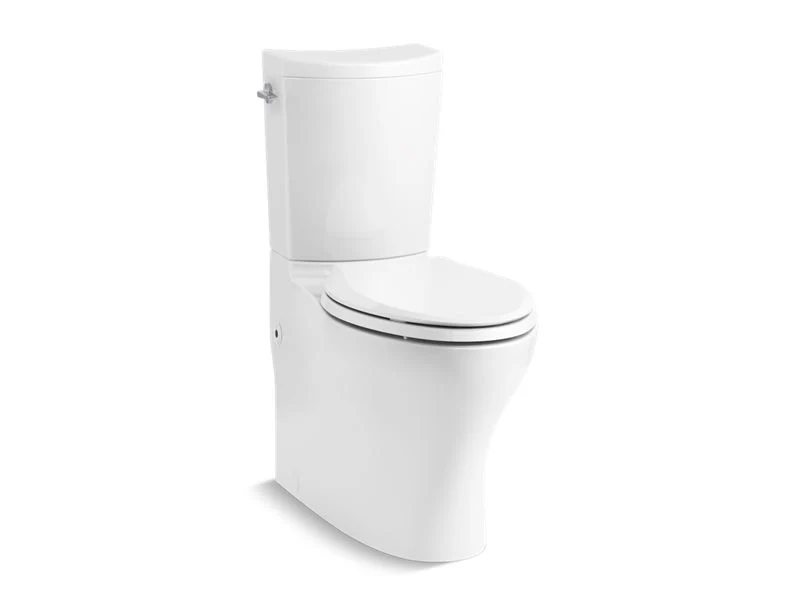 KOHLER K-75790 Persuade Two-piece elongated toilet with skirted trapway, dual-flush