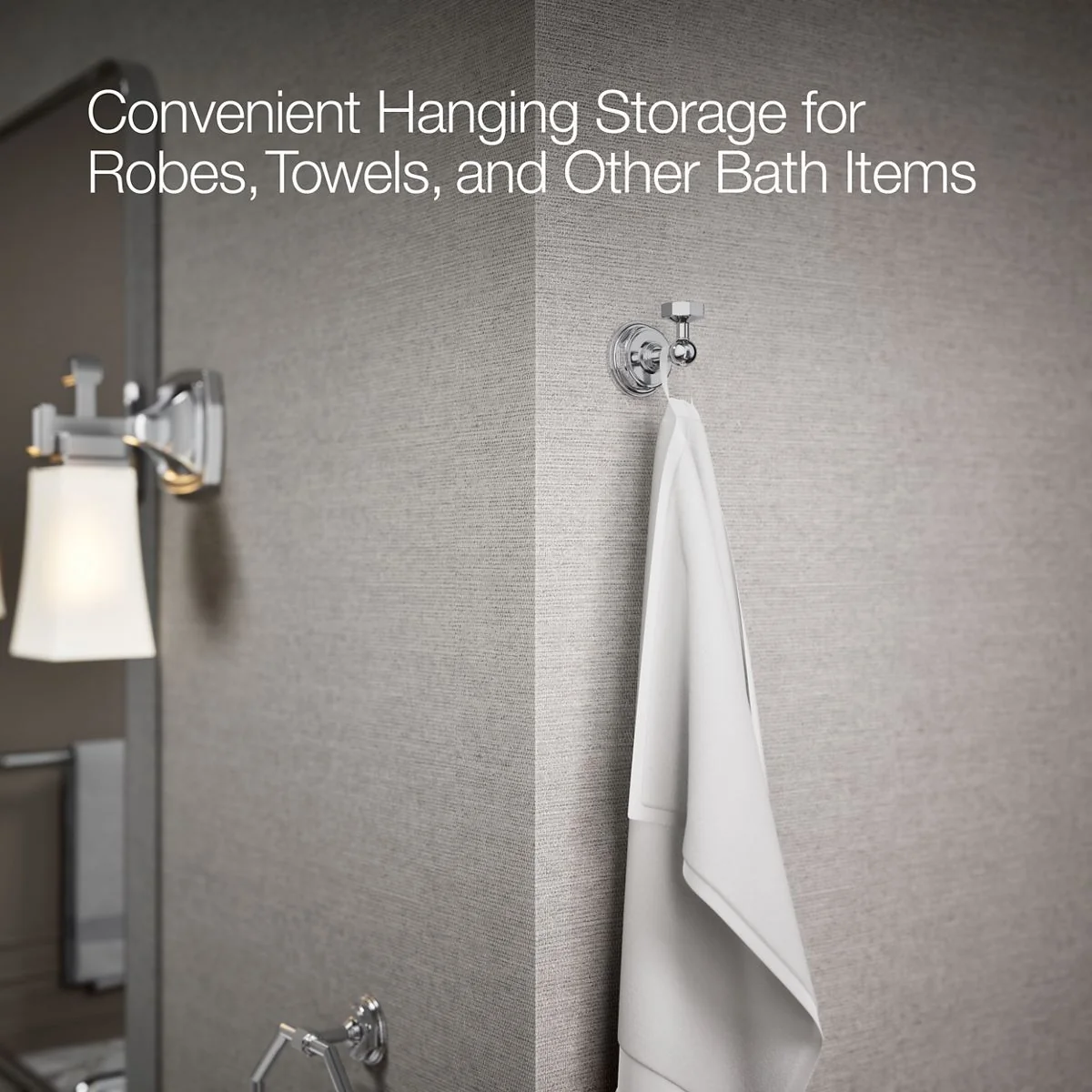 KOHLER K-13113 Pinstripe Robe hook - Image 10