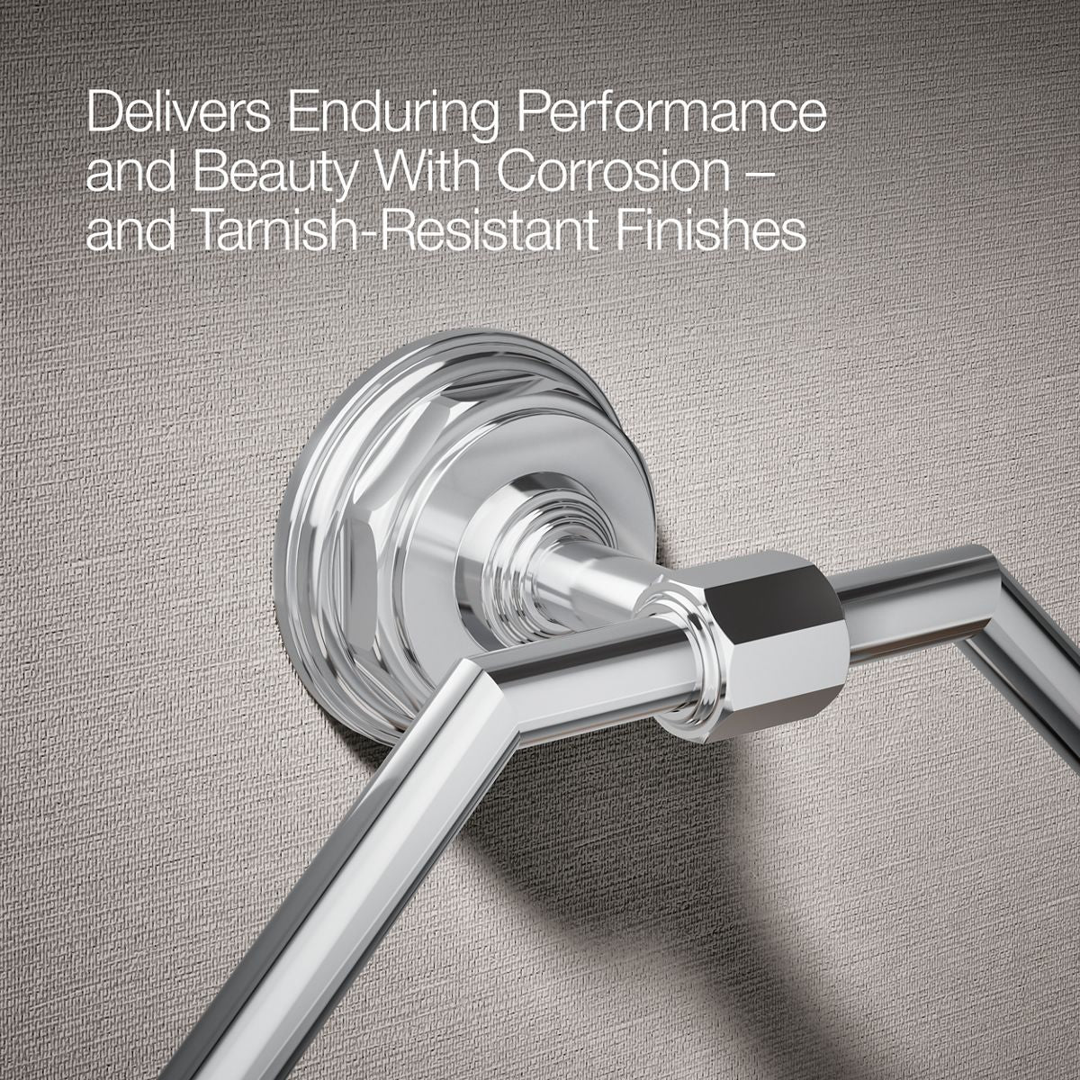 KOHLER K-13112 Pinstripe Towel ring - Image 12
