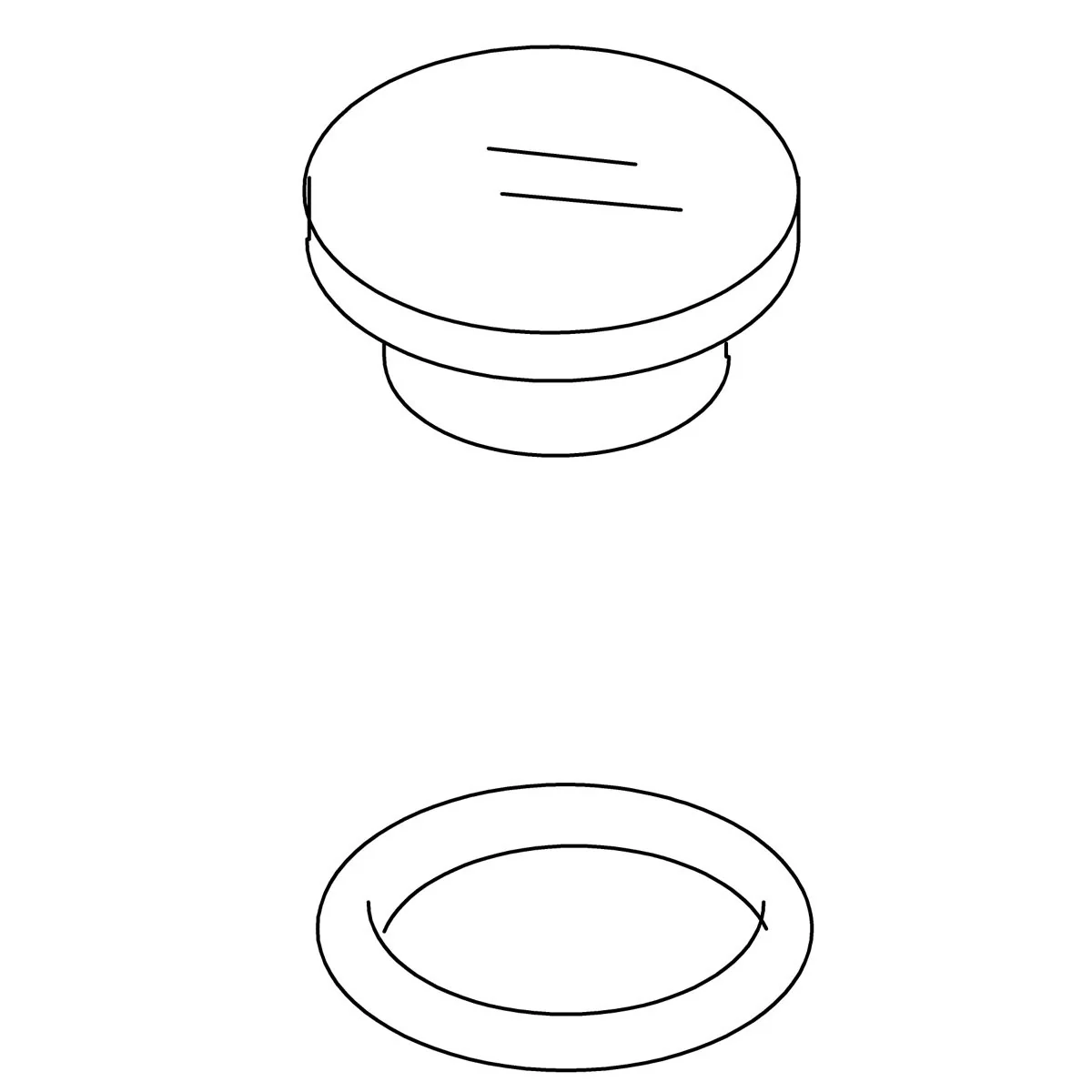 KOHLER K-500450 PLUG BUTTON ASSEMBLY - Image 2