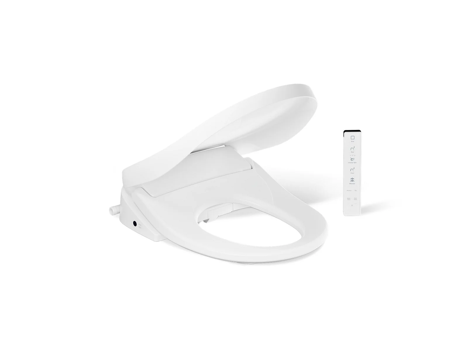 KOHLER K-39400 PureWash E835 Round-front bidet toilet seat with remote control - Image 2