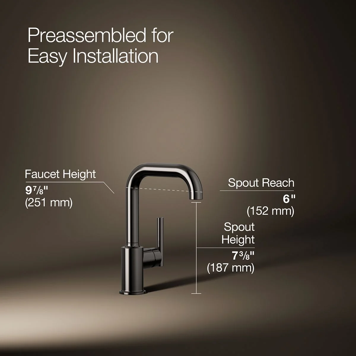 KOHLER K-7509 Purist Single-handle bar sink faucet - Image 24