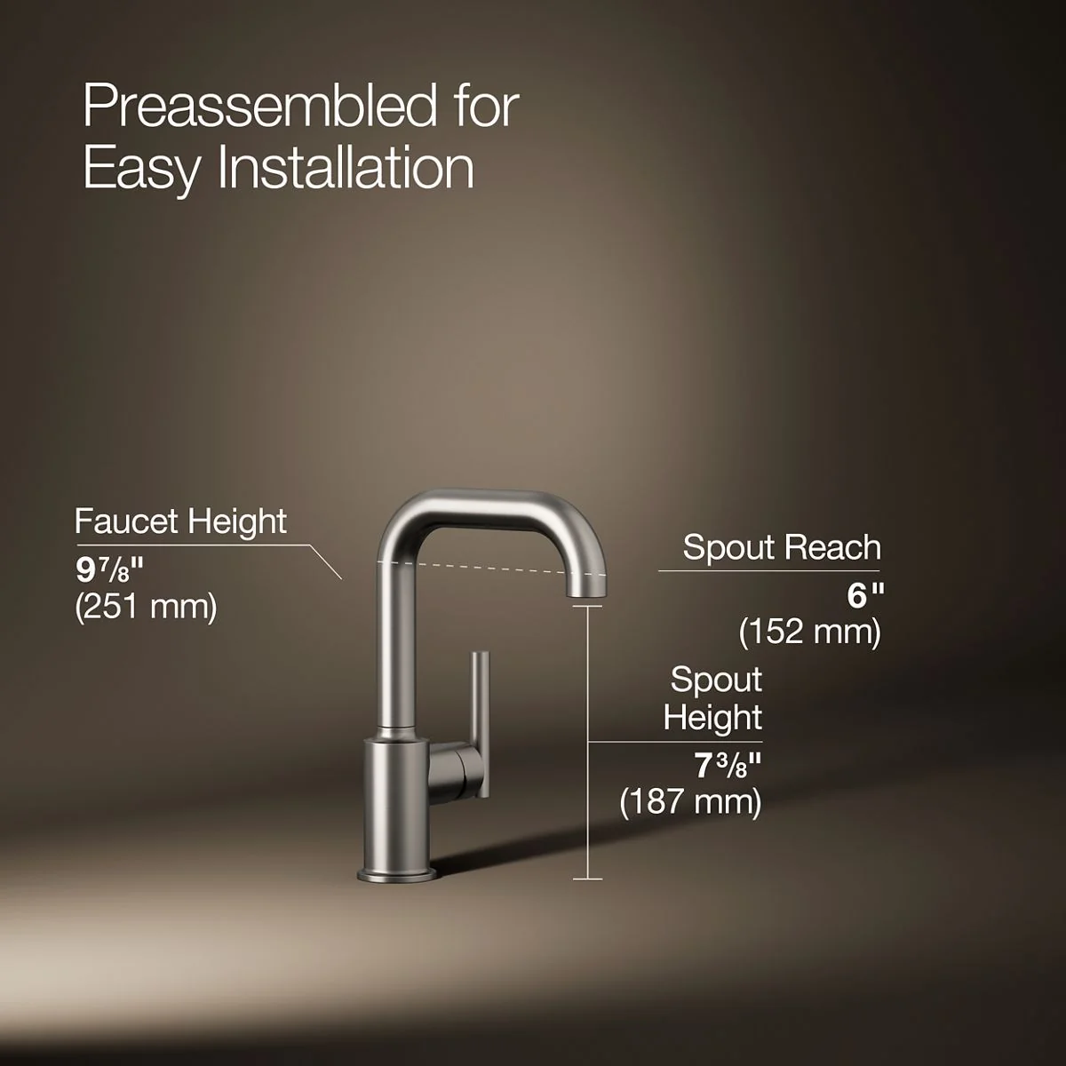 KOHLER K-7509 Purist Single-handle bar sink faucet - Image 29