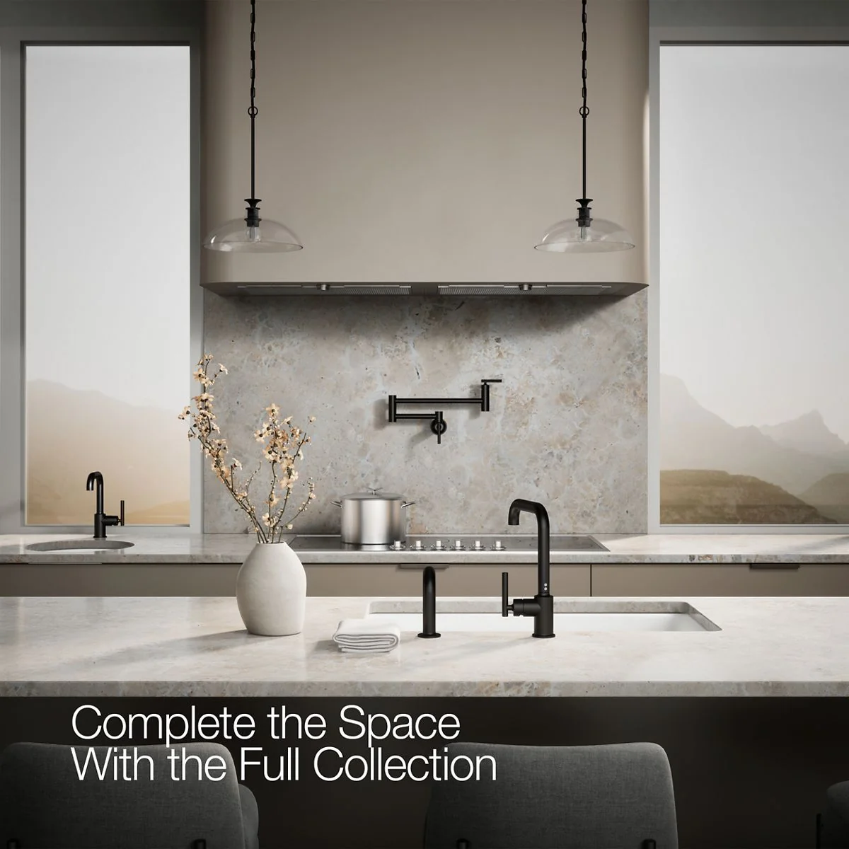 KOHLER K-7508 Purist Single-handle kitchen sink faucet with side sprayer - Image 21