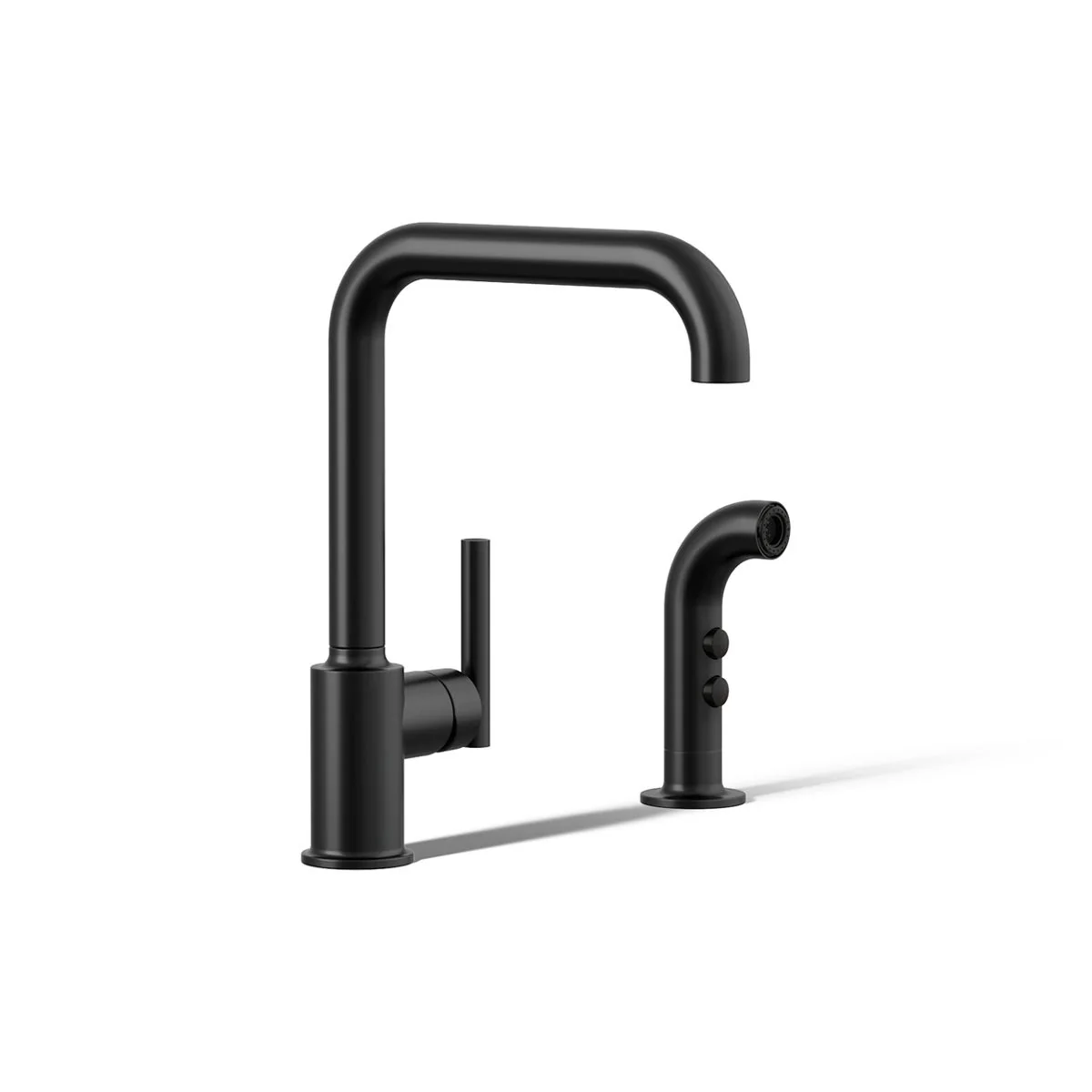 KOHLER K-7508 Purist Single-handle kitchen sink faucet with side sprayer - Image 24