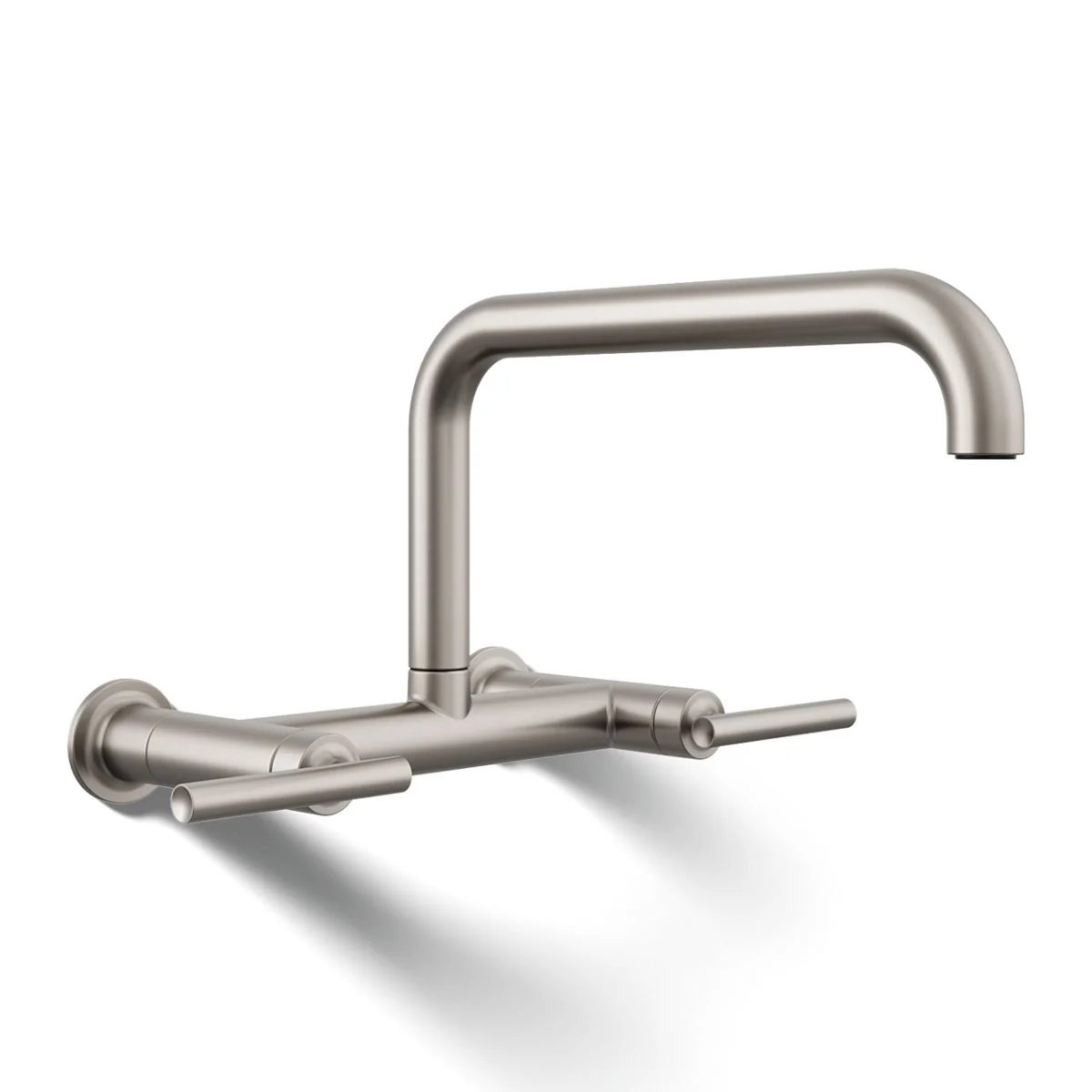 KOHLER K-7549-4 Purist Two-hole wall-mount bridge kitchen sink faucet - Image 47