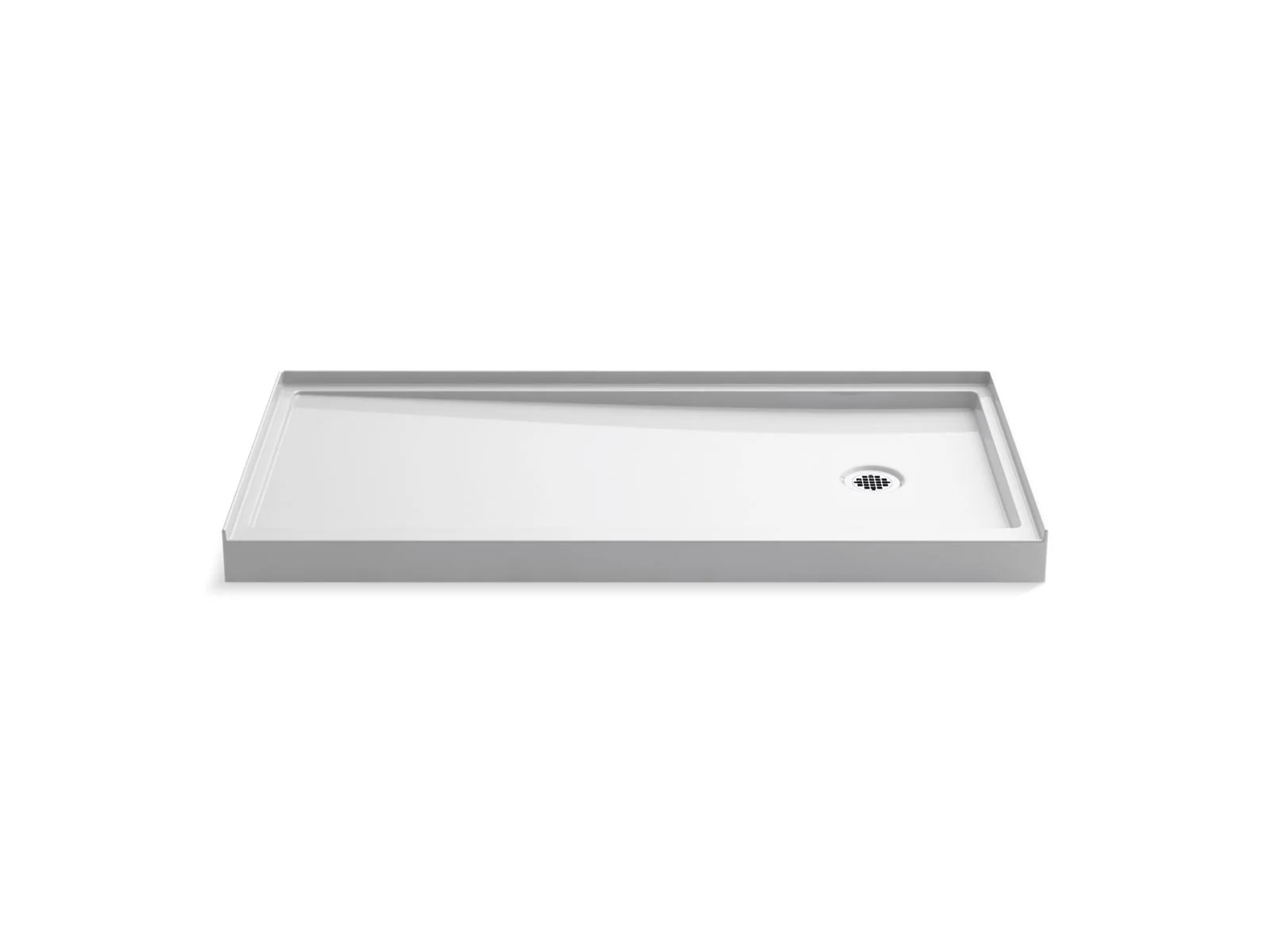 KOHLER K-8642 Rely 60" x 30" alcove shower base, right drain - Image 2