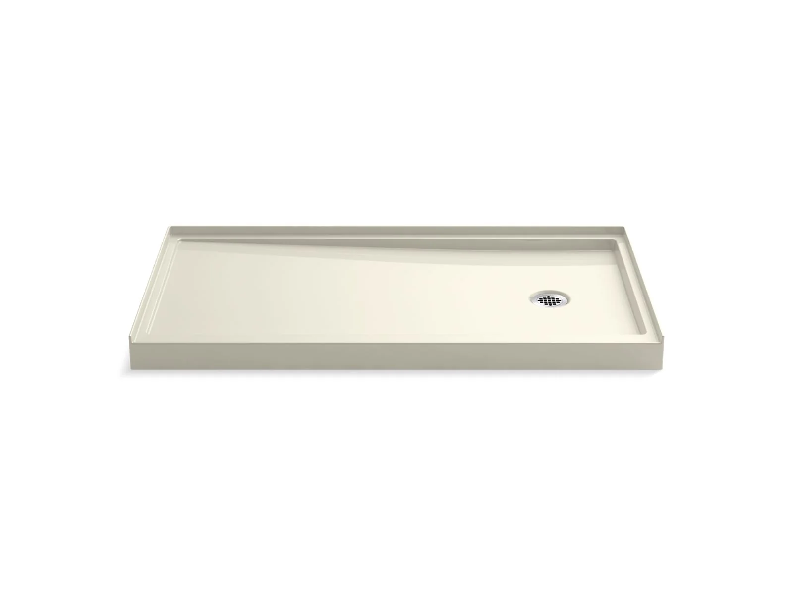 KOHLER K-8458 Rely 60" x 32" alcove shower base, right drain