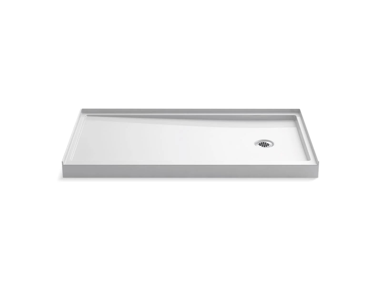 KOHLER K-8458 Rely 60" x 32" alcove shower base, right drain - Image 2