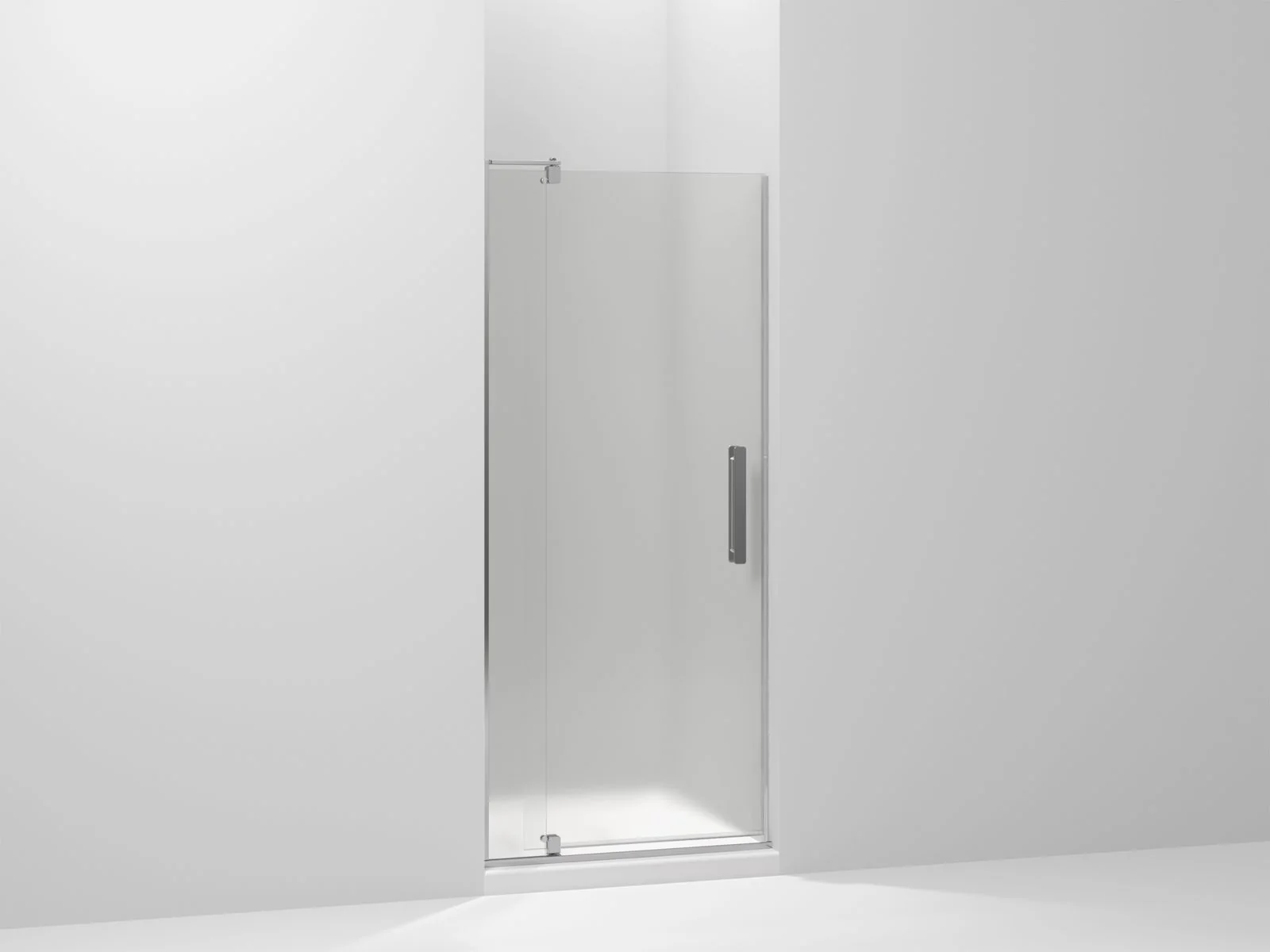 KOHLER K-707500-D3 Revel Pivot shower door, 70" H x 27-5/16 - 31-1/8" W, with 1/4" thick Frosted glass - Image 3