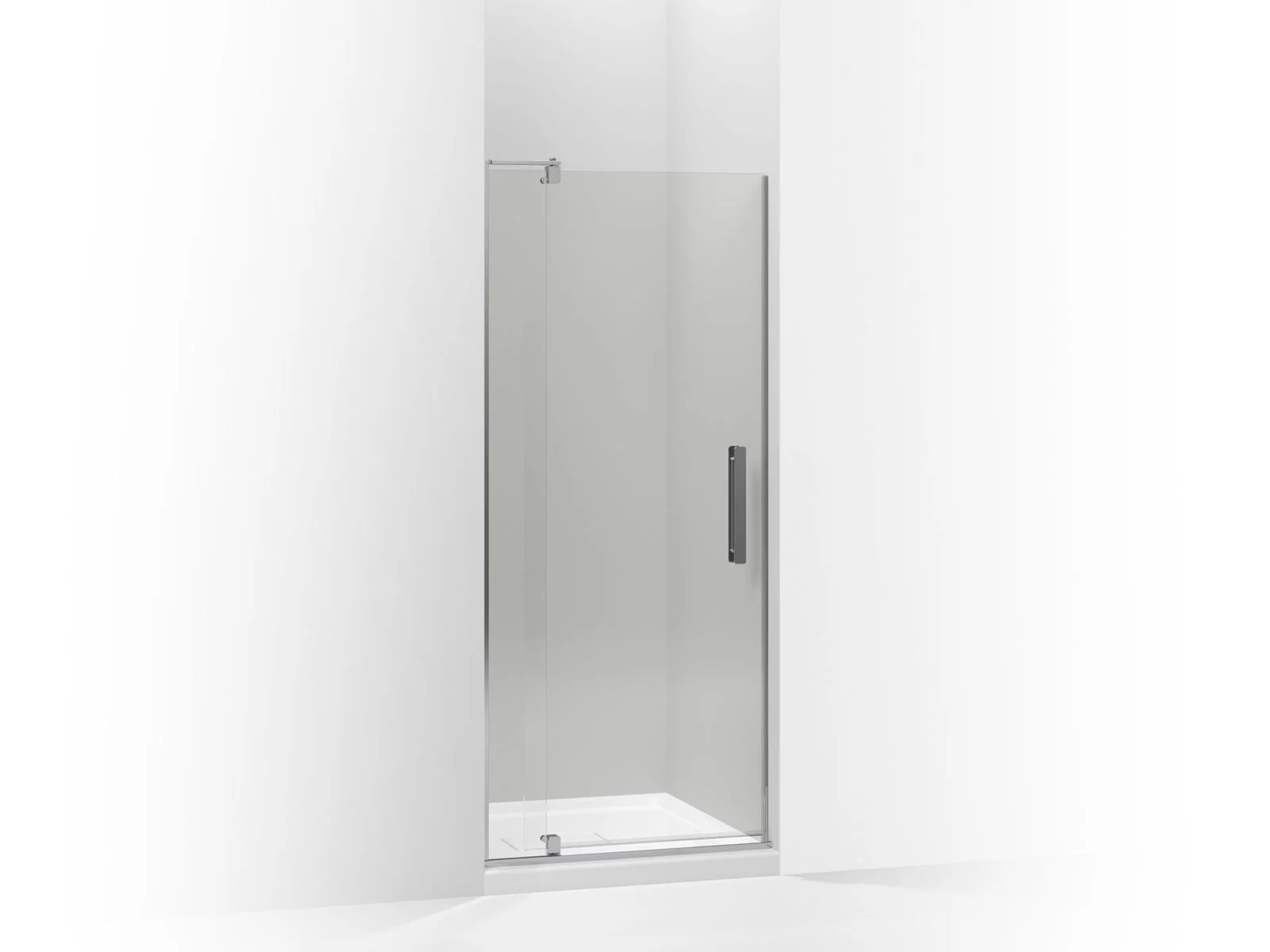 KOHLER K-707506-L Revel Pivot shower door, 74" H x 27-5/16 - 31-1/8" W, with 5/16" thick Crystal Clear glass - Image 3