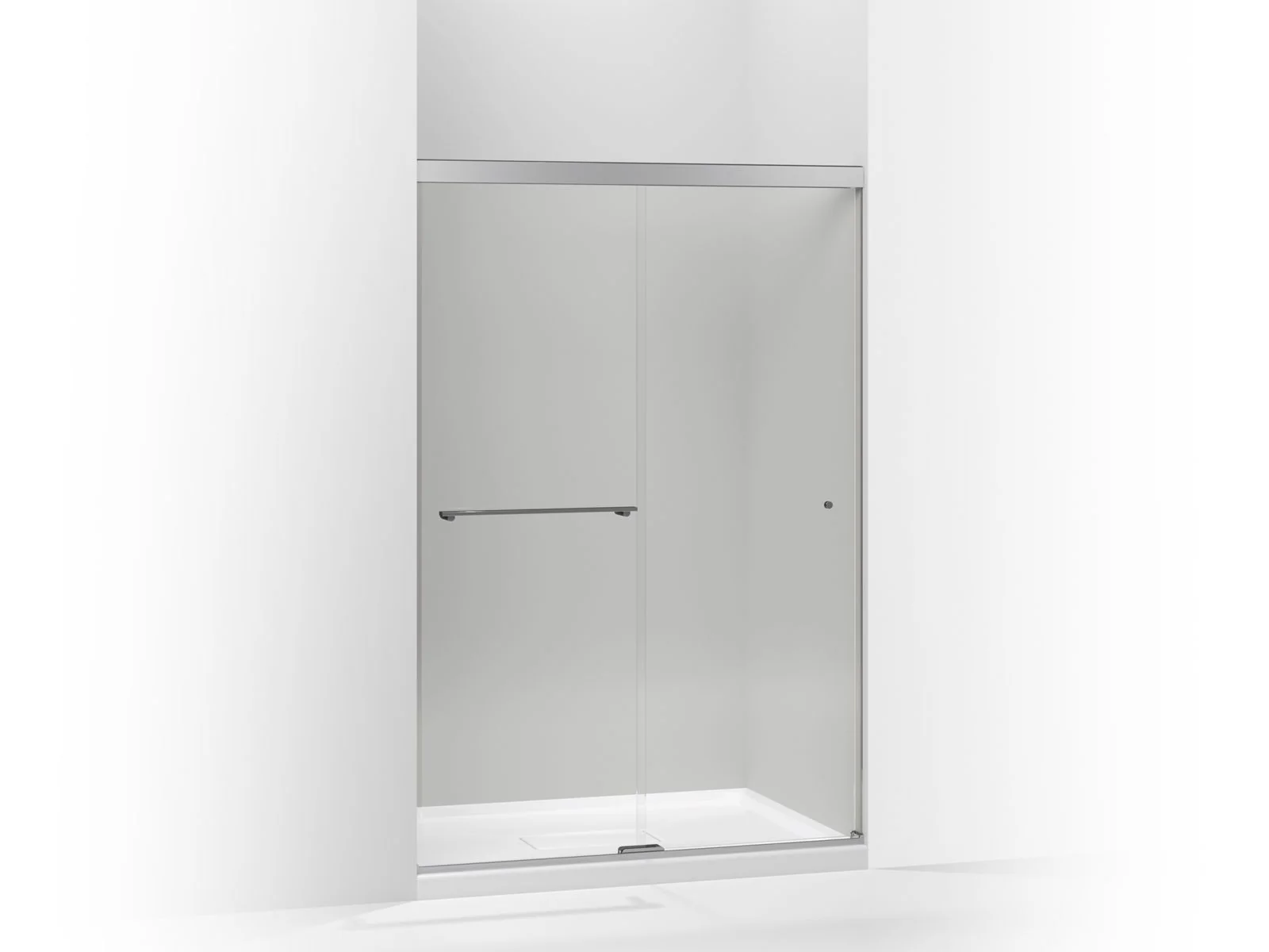 KOHLER K-707100-L Revel Sliding shower door, 70" H x 44-5/8 - 47-5/8" W, with 1/4" thick Crystal Clear glass - Image 3