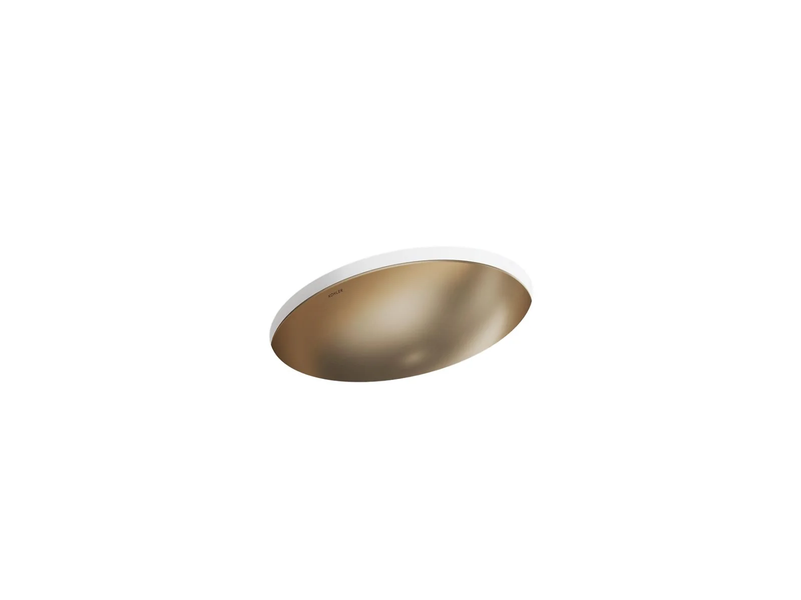 KOHLER K-2602 Rhythm 23-1/4" oval undermount bathroom sink, no overflow - Image 3
