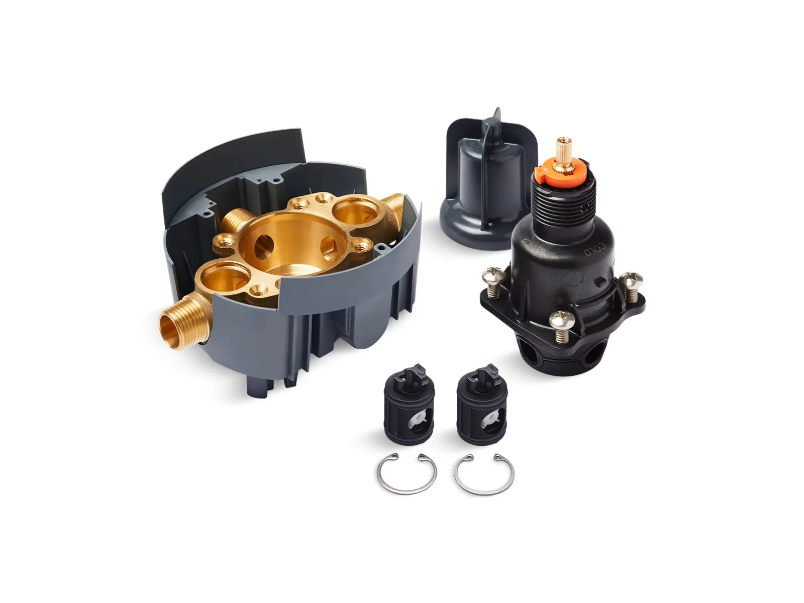 KOHLER K-8304-KSL Rite-Temp Pressure-balancing valve body and cartridge kit with service stops (supplied loose) - Image 2