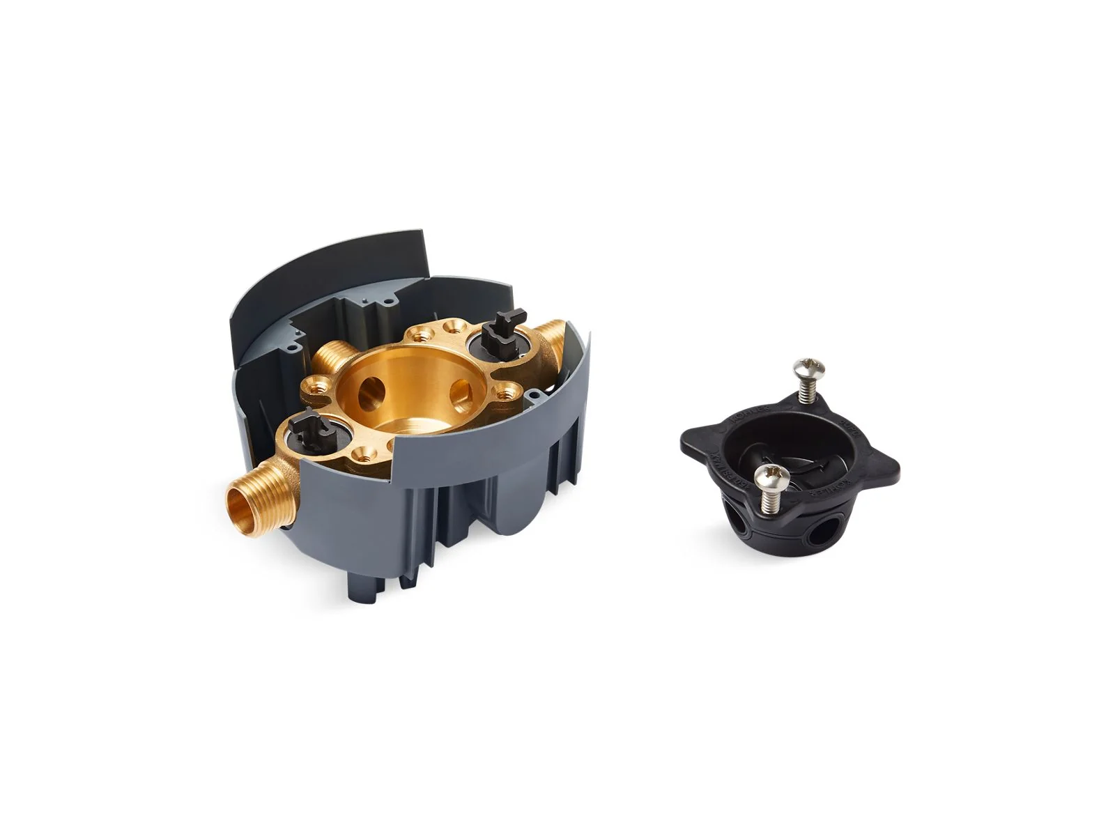 KOHLER K-8300-KS Rite-Temp Valve body rough-in with service stops and universal inlets - Image 2