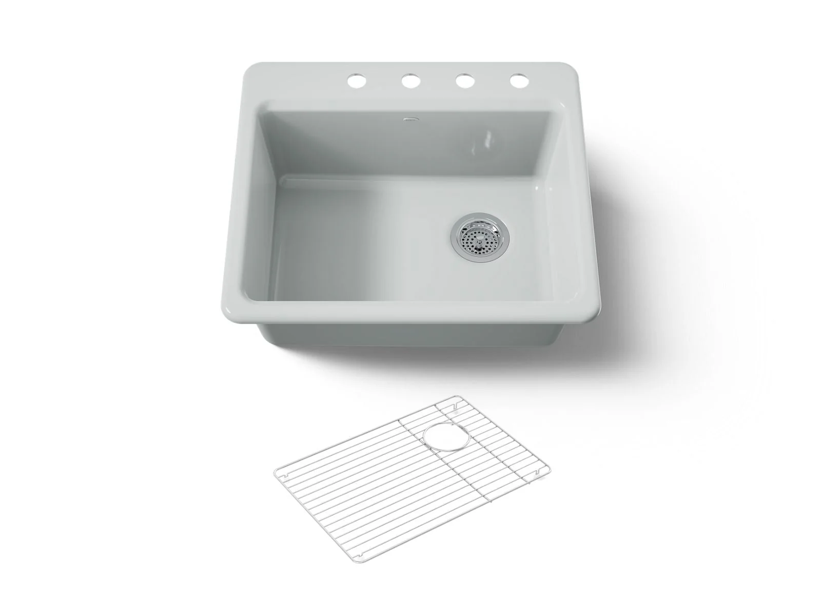 KOHLER K-5872-4A1 Riverby 25" top-mount single-bowl kitchen sink - Image 11