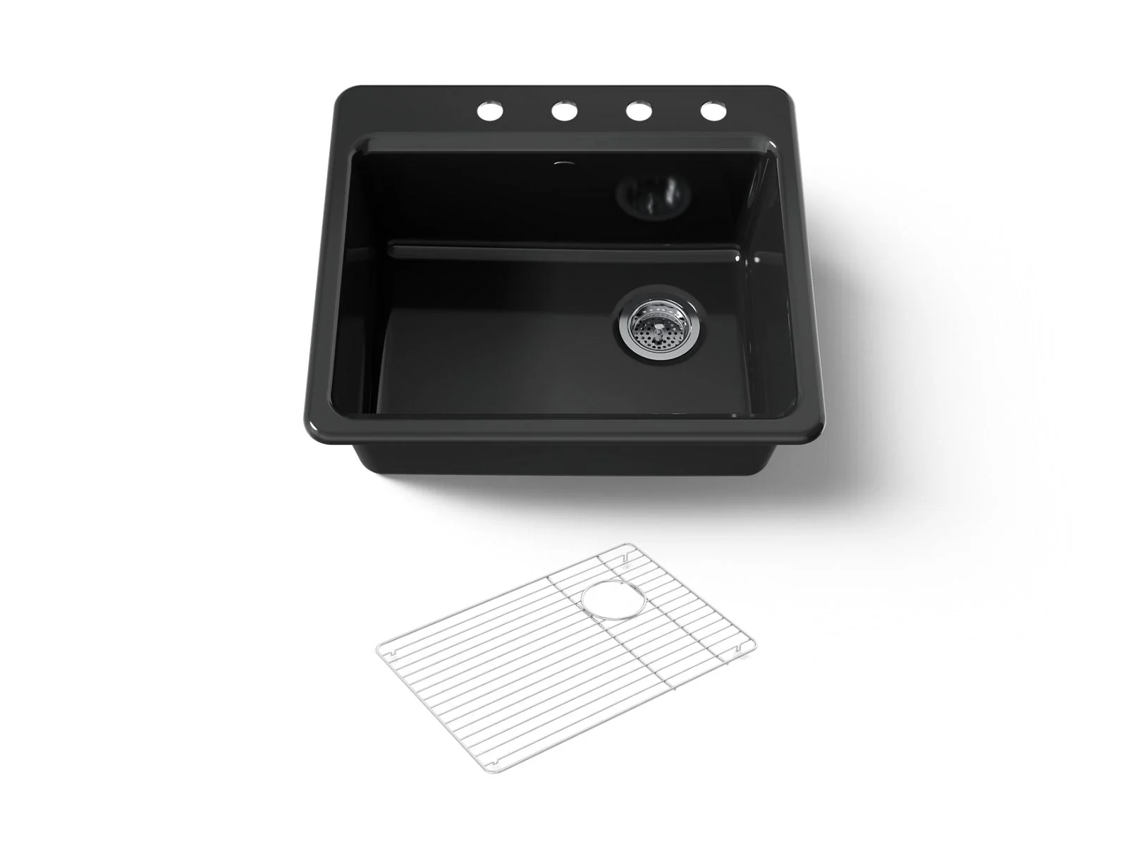 KOHLER K-5872-4A1 Riverby 25" top-mount single-bowl kitchen sink - Image 16