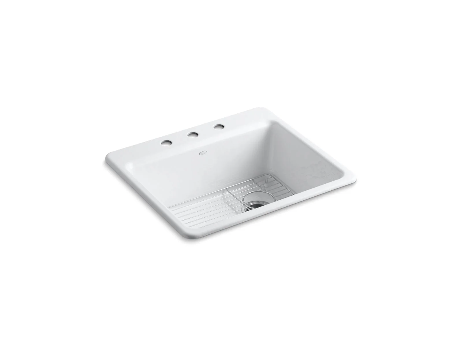 KOHLER K-5872-3A1 Riverby 25" top-mount single-bowl kitchen sink - Image 9