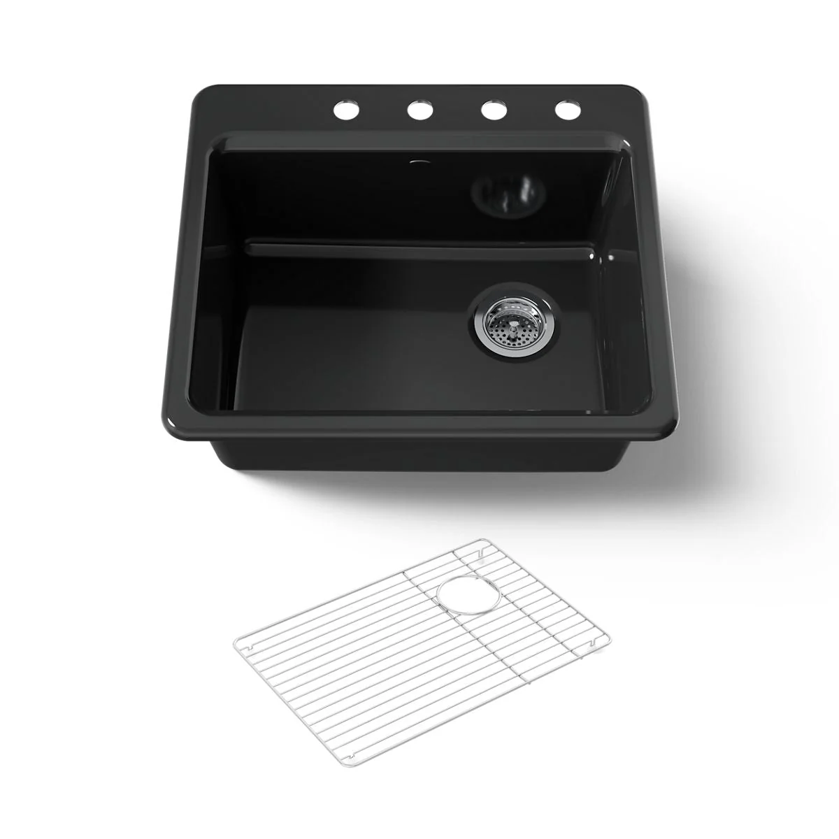 KOHLER K-5872-4A1 Riverby 25" top-mount single-bowl kitchen sink - Image 20