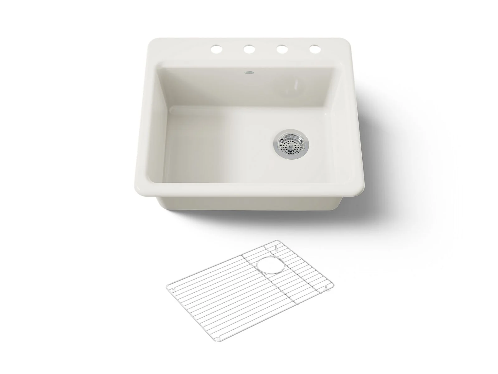 KOHLER K-5872-4A1 Riverby 25" top-mount single-bowl kitchen sink - Image 21