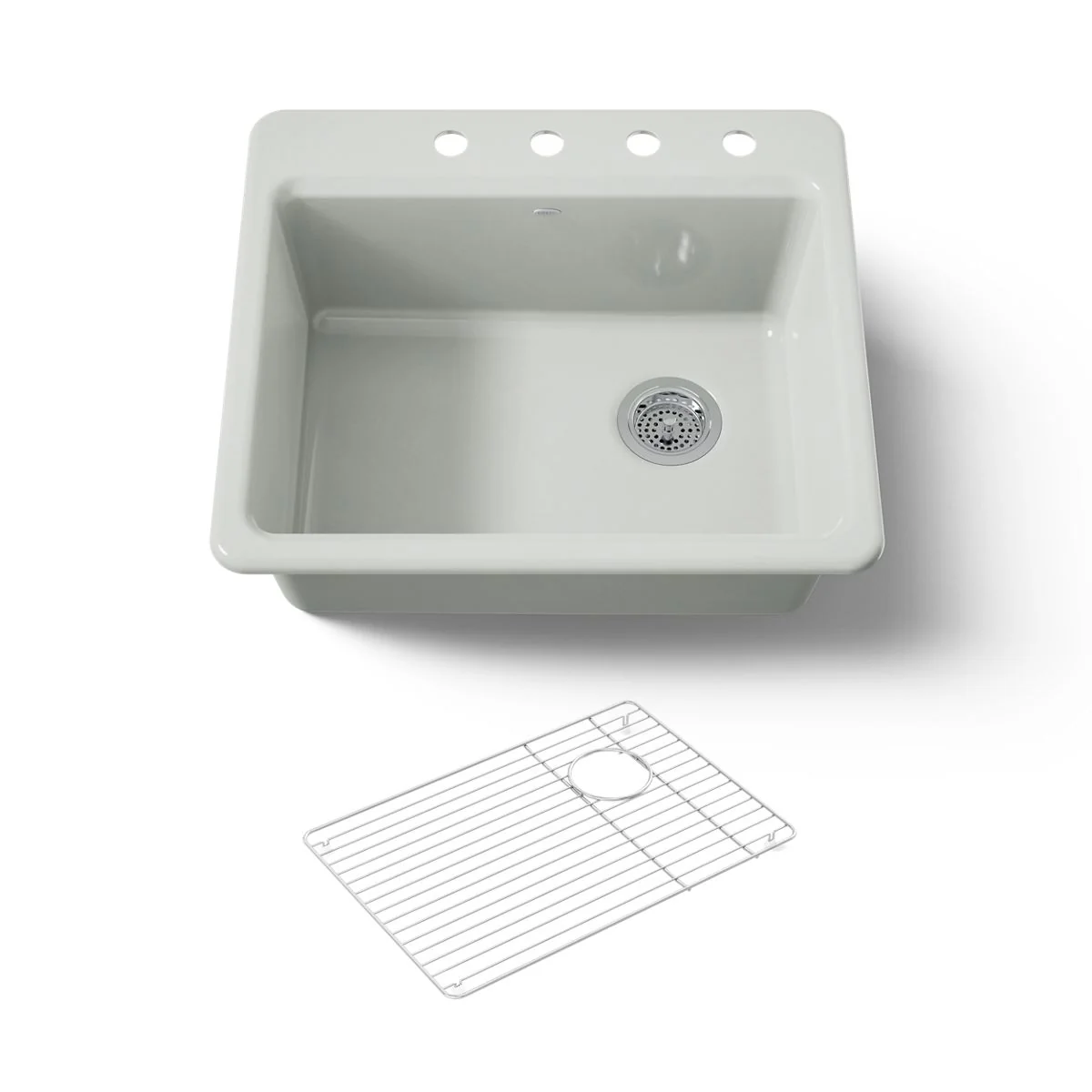KOHLER K-5872-4A1 Riverby 25" top-mount single-bowl kitchen sink - Image 30