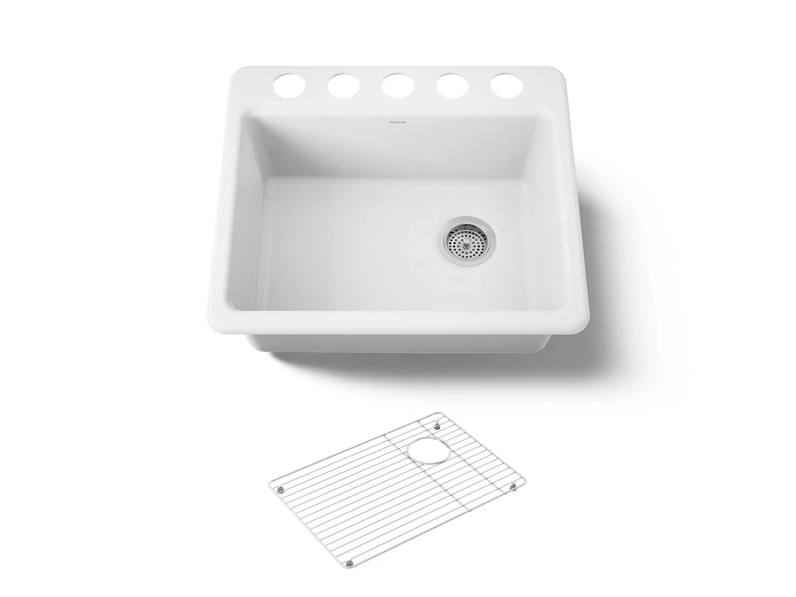 KOHLER K-5872-5UA1 Riverby 25" undermount single-bowl kitchen sink - Image 10