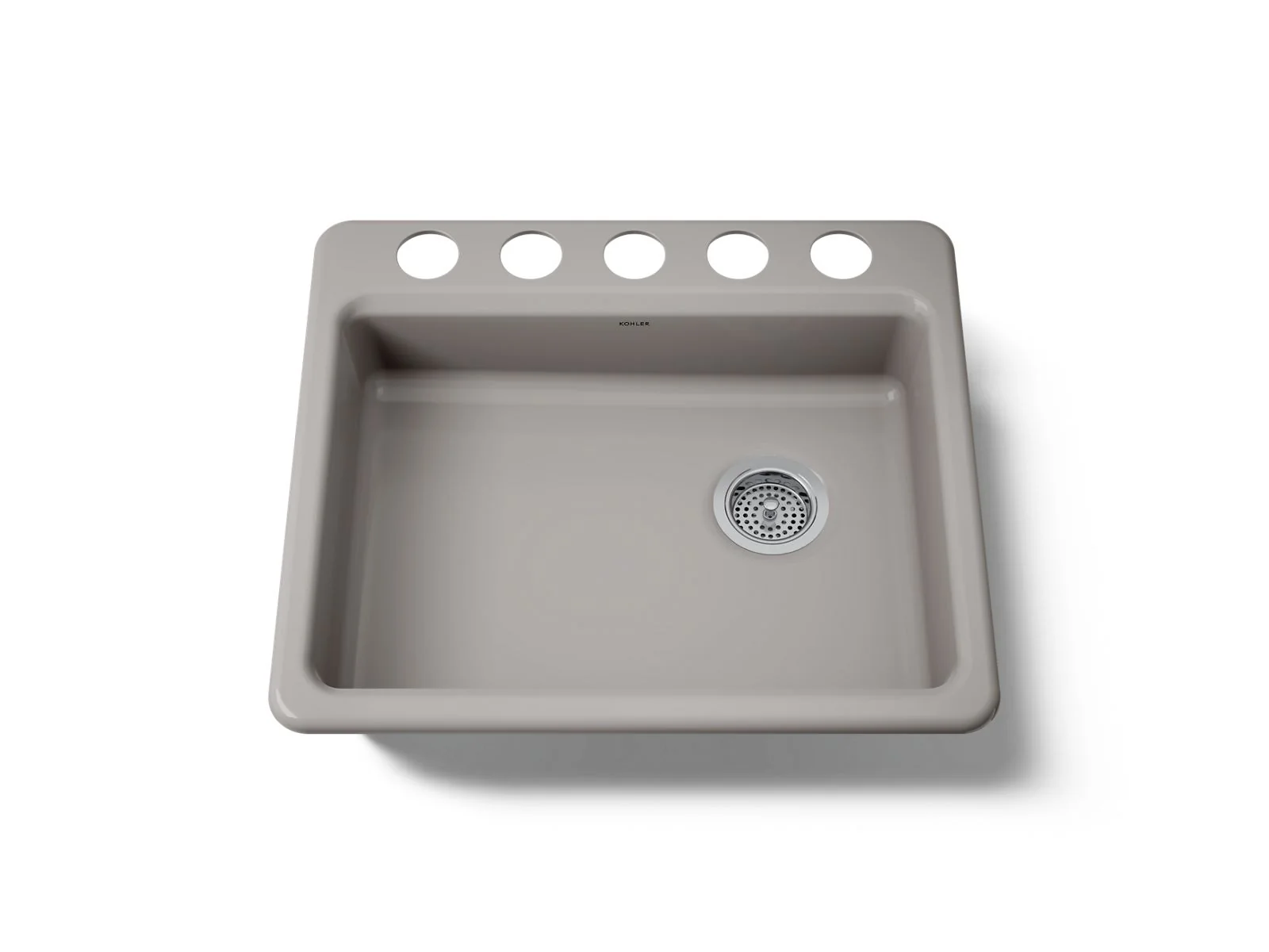 KOHLER K-5479-5U Riverby 25" undermount single-bowl kitchen sink - Image 40