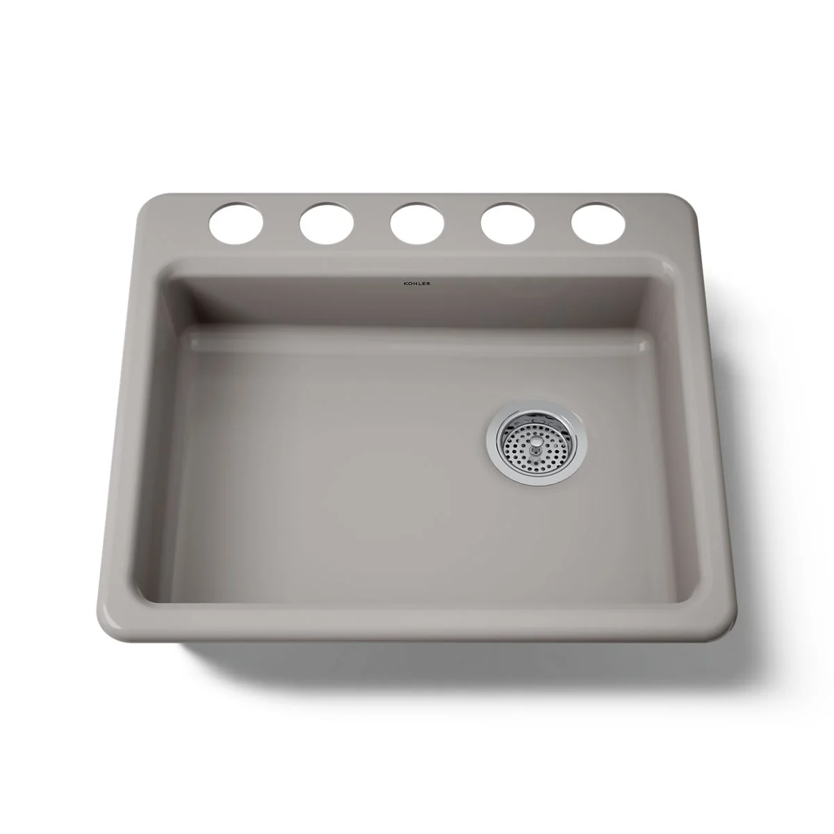 KOHLER K-5479-5U Riverby 25" undermount single-bowl kitchen sink - Image 44