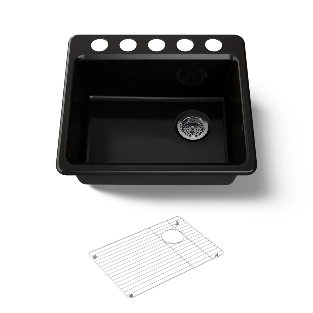 KOHLER K-5872-5UA1 Riverby 25" undermount single-bowl kitchen sink - Image 20