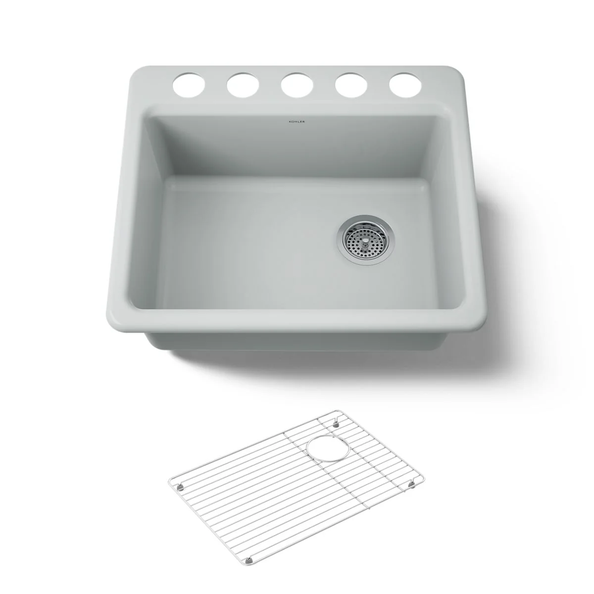 KOHLER K-5872-5UA1 Riverby 25" undermount single-bowl kitchen sink - Image 25