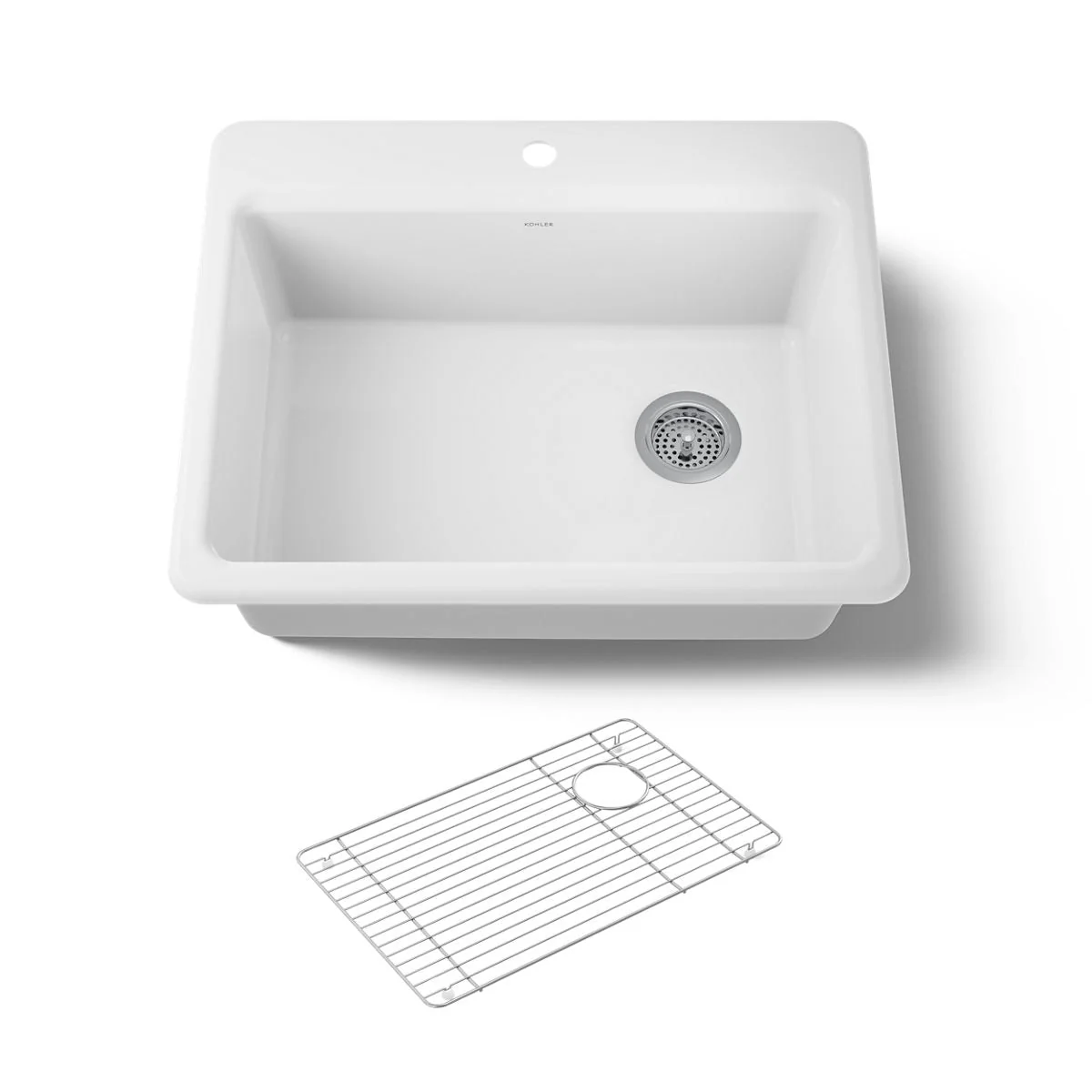 KOHLER K-8668-1A1 Riverby 27" top-mount single-bowl kitchen sink - Image 8