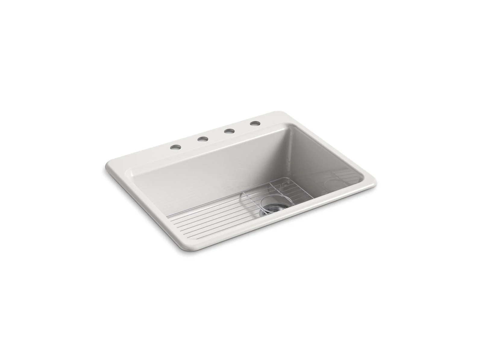 KOHLER K-8668-4A1 Riverby 27" top-mount single-bowl kitchen sink - Image 7