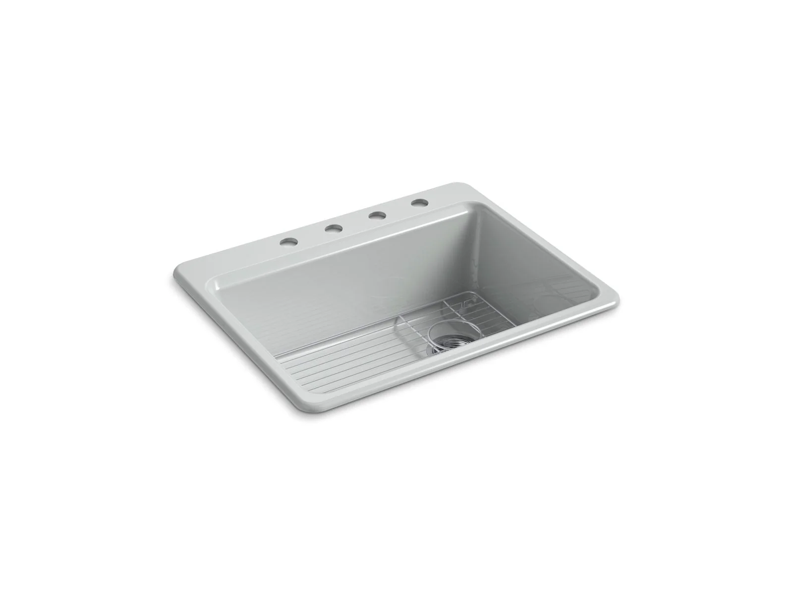 KOHLER K-8668-4A1 Riverby 27" top-mount single-bowl kitchen sink - Image 8