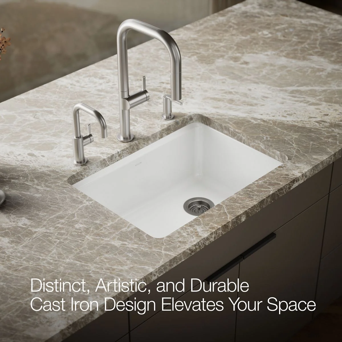 KOHLER K-8668-5UA2 Riverby 27" undermount single-bowl workstation kitchen sink - Image 13