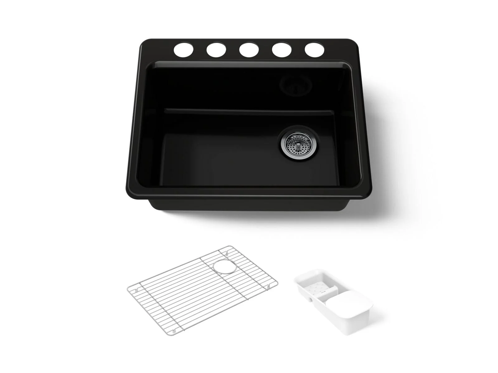 KOHLER K-8668-5UA2 Riverby 27" undermount single-bowl workstation kitchen sink - Image 15