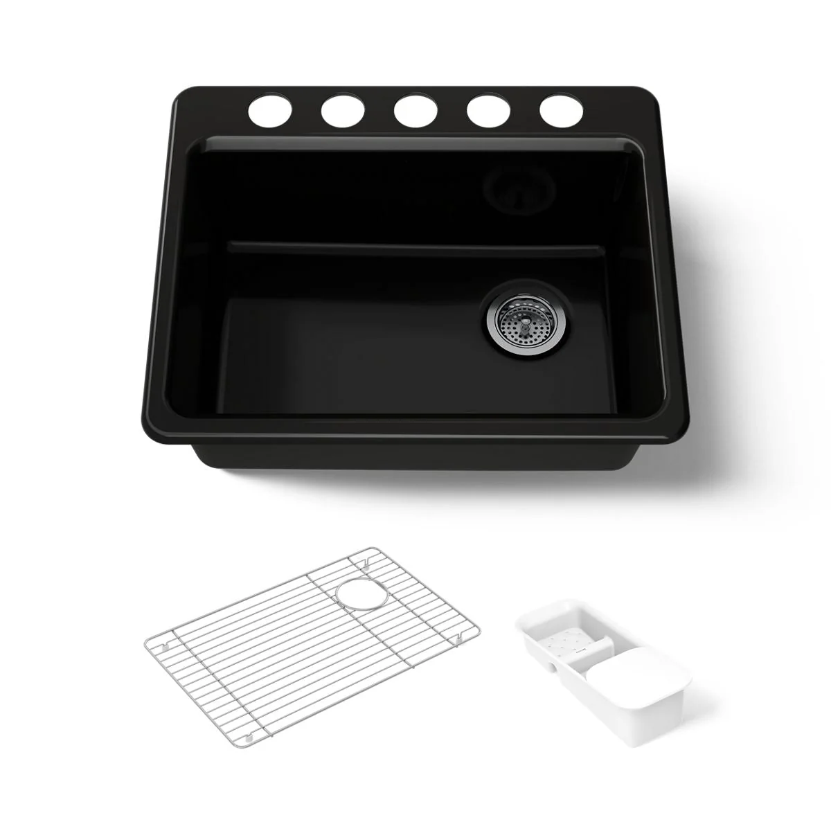 KOHLER K-8668-5UA2 Riverby 27" undermount single-bowl workstation kitchen sink - Image 19